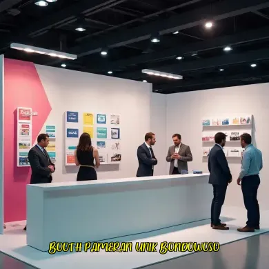 Booth Pameran Unik Bondowoso